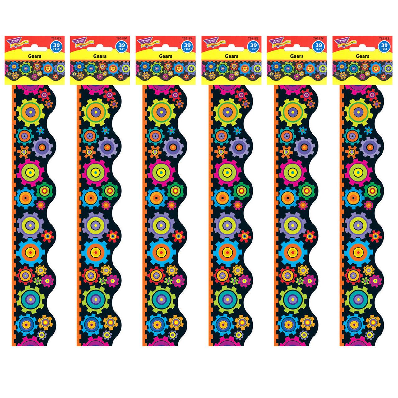 Trend Enterprises® Terrific Trimmers® Gears Borders, 234ft.